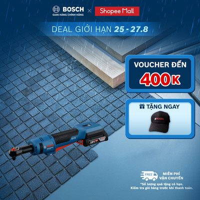 Máy Siết Ốc Góc Dùng Pin Bosch GRC 18V-60 | Lực Siết 60 Nm | Nhỏ Gọn, Mạnh Mẽ Cho Không Gian Hẹp