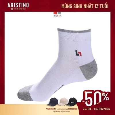 Tất, Vớ Nam Thể Thao Cổ Trung Kháng Khuẩn-Khử mùi Bizmen TABS