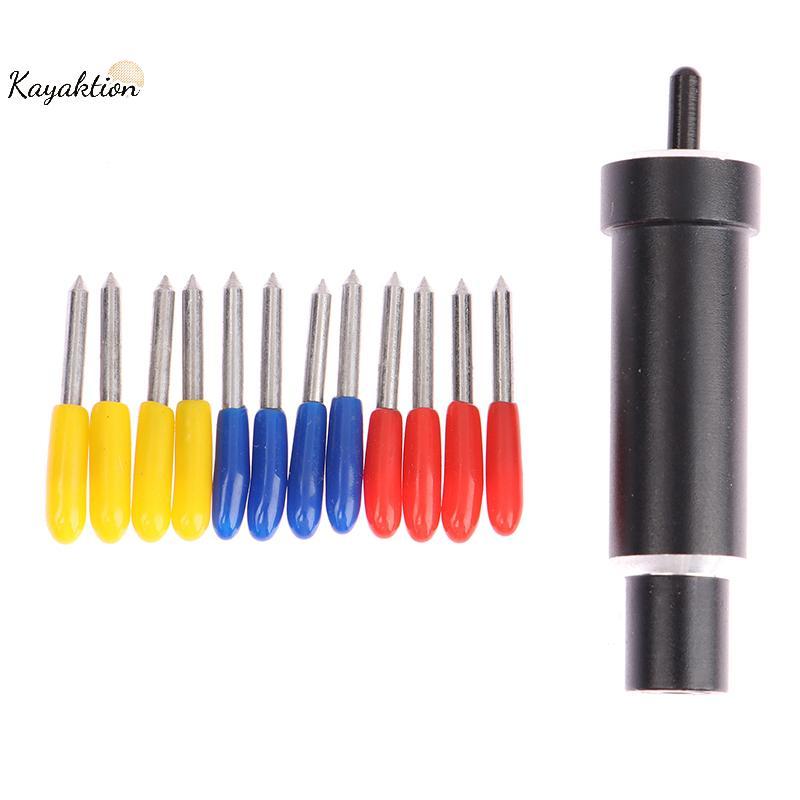 Kayaktion 1 Giá đỡ và 12 chiếc Deep Point de Vinyl Cutter cho Cricut Maker 3 / Cricut Explore 3 / Ex