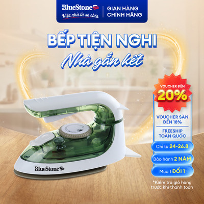 Bàn Ủi Hơi Nước Mini BlueStone SIB-3819 | 1200W | Bảo Hành 24 Tháng