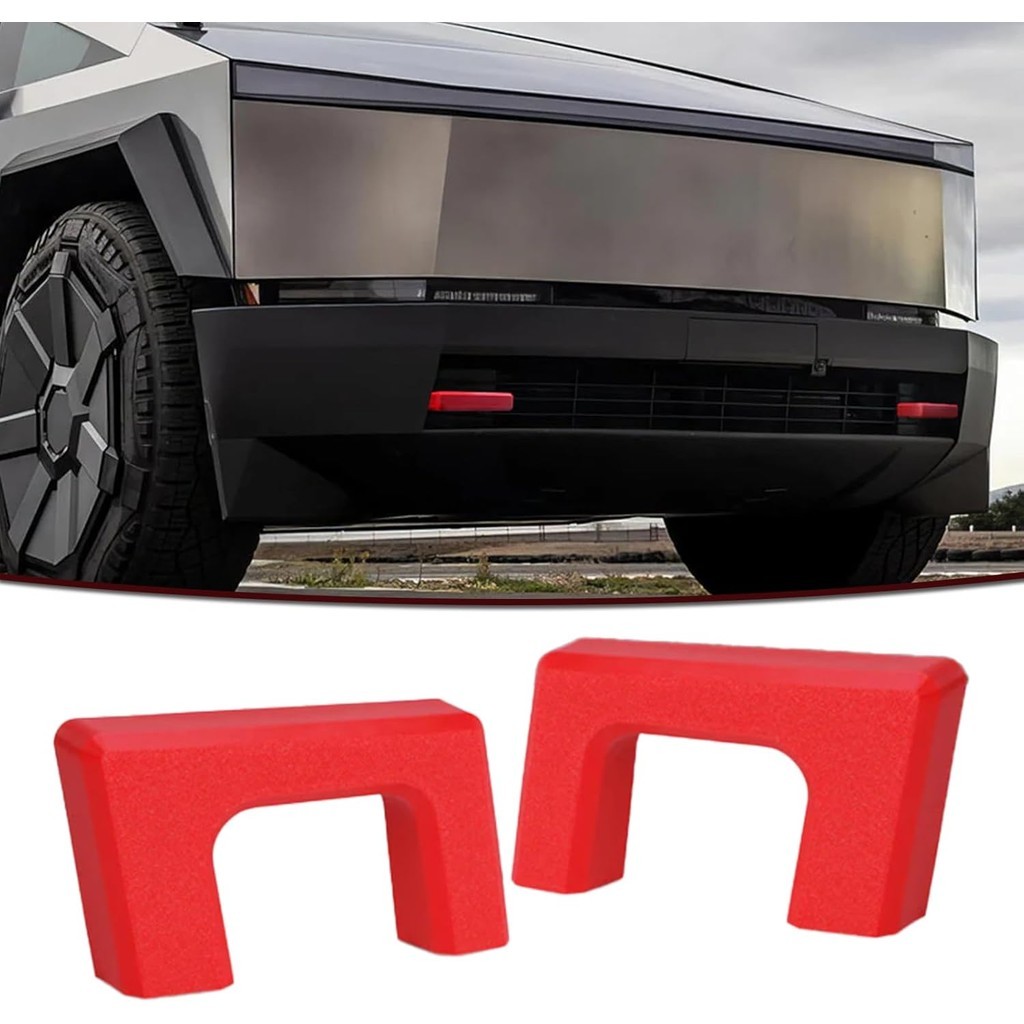 2 Chiếc Móc Kéo Trước Dành Cho Cybertruck Silicone Bảo Vệ Hitch Cover Cho Tesla Cybertruck Phụ Kiện 