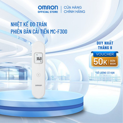 Nhiệt Kế Điện Tử Đo Trán OMRON MC-F300 Chính Hãng – Đo Nhanh 1 Giây, Không Tiếp Xúc, Chính Xác Cao, B