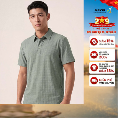 Áo phông nam cộc tay GrusZ mã 140126017GZTĐ APVG03