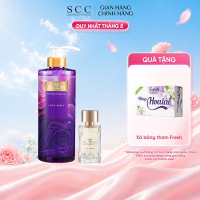 Combo Sữa Tắm 640g & Nước Hoa 50ml Cindy Bloom Love Spell Mê Hoặc Và Cuốn Hút