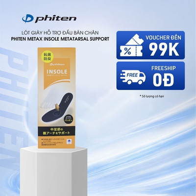 Lót Giày Hỗ Trợ Đầu Bàn Chân Phiten Metax Insole Metatarsal Support