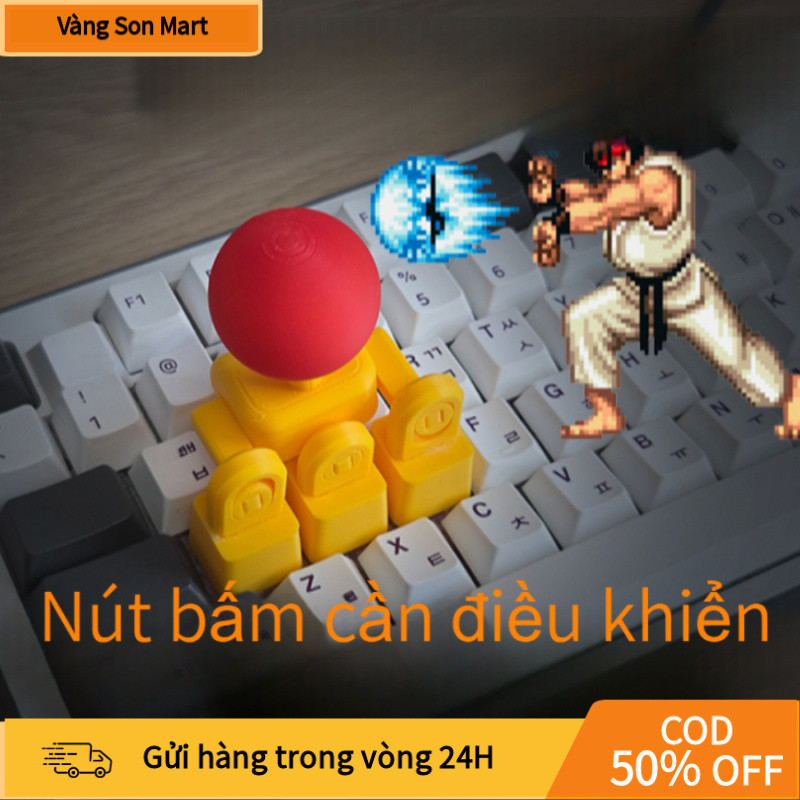 [COD] Keycap Joystick 3D đỏ – Trải nghiệm máy xèng chuẩn xác trên phím cơ
