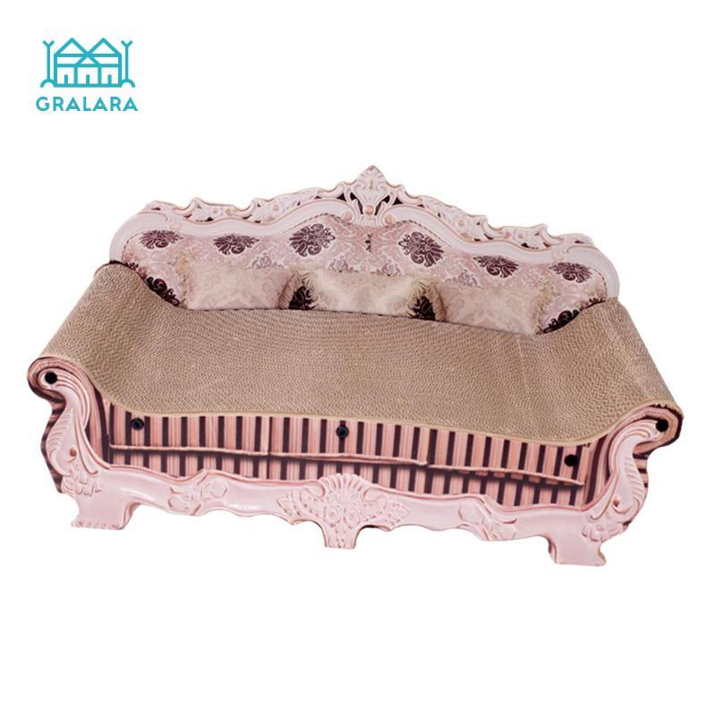 Tông sóng Cat Scratcher Couch Bed Luxury Pet Cat Lounge 50x24x24cm
