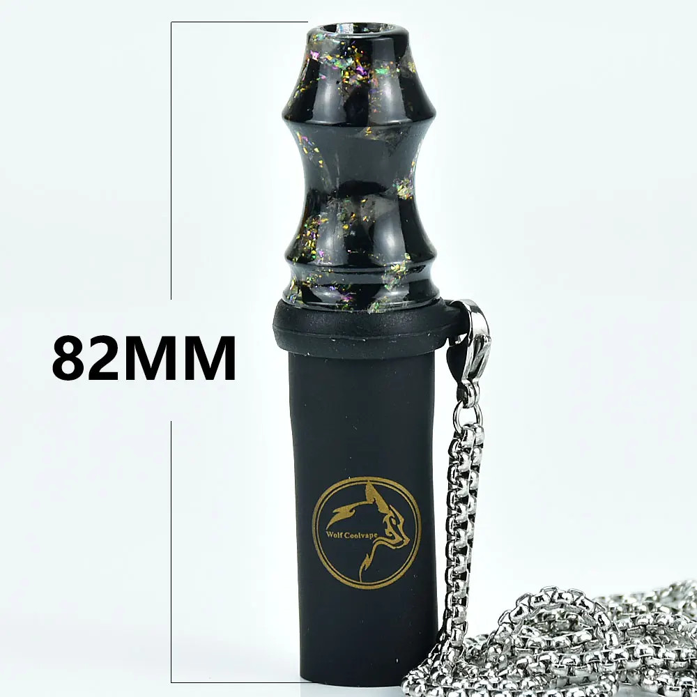 Wolfcoolvape Cao Cấp Nhựa Ả Rập Hookah Đầu Bốn Trong Một Phụ Kiện Treo Dây Xích Retro Vòng Khóa Hook