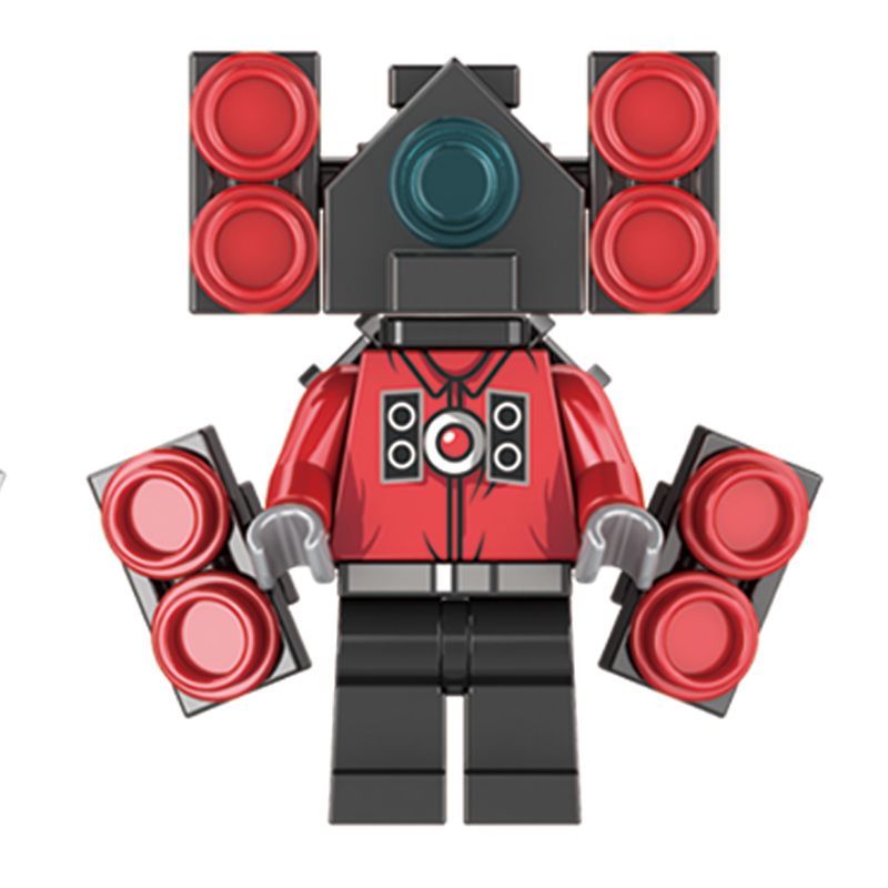 Tương thích với Lego Toilet Man vs Monitor Doll Titan Loa Man và TV Man Hình Lắp Ráp Khối Xây Dựng Đ