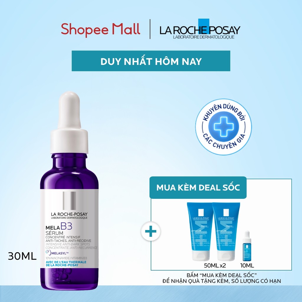 Dưỡng chất giảm thâm nám và dưỡng sáng toàn diện La Roche-Posay Mela B3 serum 30ml