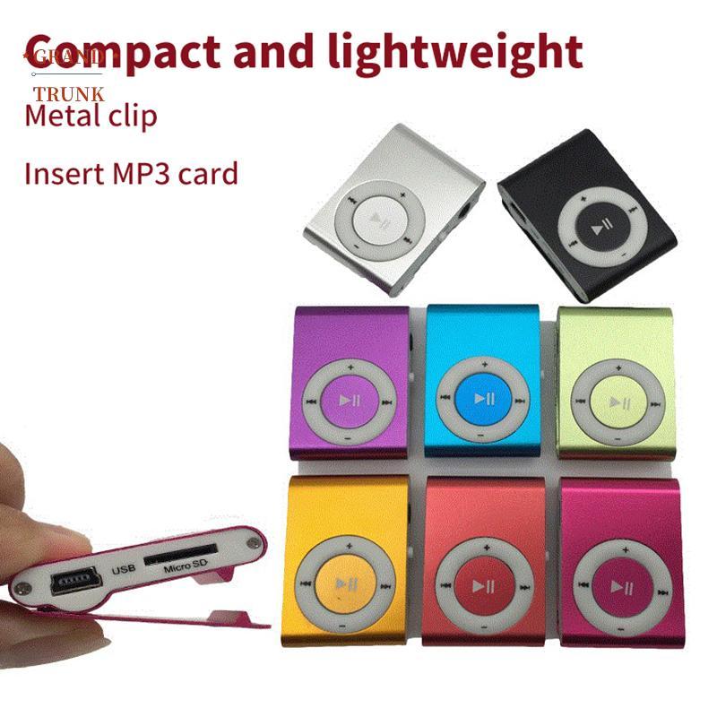 [INVN] Mini Mp3 Player Music Media Mini Metal Clip Sinh viên Walkman Quà tặng Máy nghe nhạc mini cầm