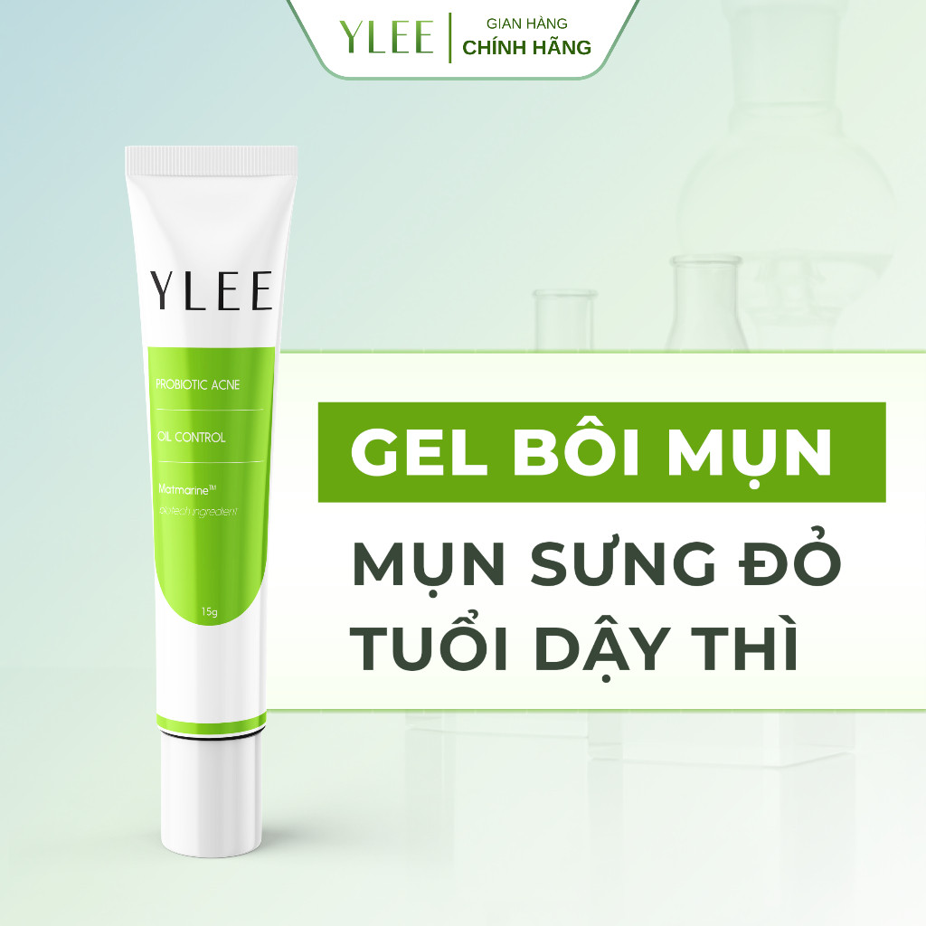 Gel Bôi Mụn YLEE Cho Tuổi Dậy Thì - Hỗ Trợ Giảm Mụn Trứng Cá, Giảm Thâm Mụn, Làm Dịu Da