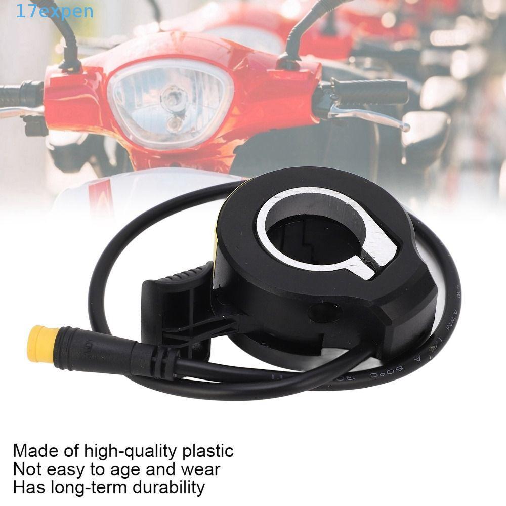 EXPEN Electric Bike Thumb Throttle, Plug Connector Chống nước WP 130X Thumb Throttle, Boosters Grips