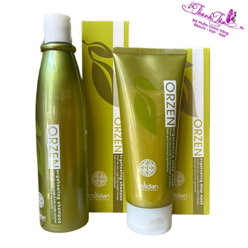 Combo Gội và Mặt nạ chống rụng tóc ORZEN Obsidian - NN