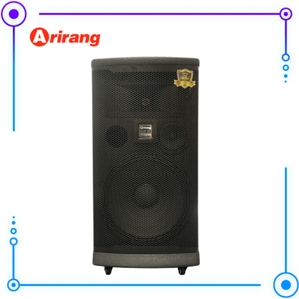 Loa Kéo Karaoke Di Động Arirang MK6 Max, Loa Bass 40cm, 3 Đường Tiếng, 1600W Max, 2 Micro Karaoke