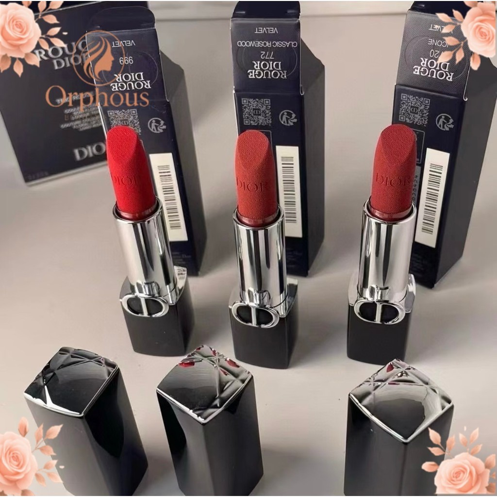 【Chính Hãng】✨Son 𝓓𝓲𝓸𝓻 𝑽𝒆𝒍𝒗𝒆𝒕 𝑹𝒐𝒖𝒈𝒆 𝑳𝒊𝒑𝒔𝒕𝒊𝒄𝒌 Mẫu Mới 2024💋