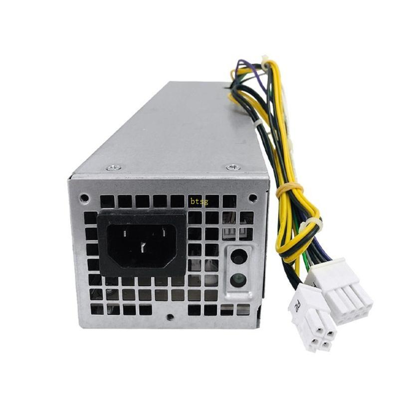 Btsg 4Pin + 8Pin 255W PSU Bộ nguồn thay thế 100-240V 50 60hz cho Dell 3020 7020 9020 T7100 L255AS-00