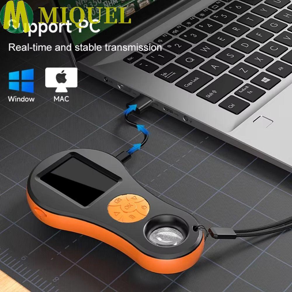 MIQUEL Magnifying Glass, High Definition with 2 inch Screen Digital Microscope, Portable 500x Zoom R