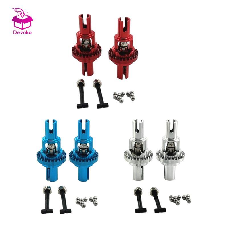 2x Vi sai kim loại trước và sau cho Wltoys 1 / 28 284161 284131 K989 K969