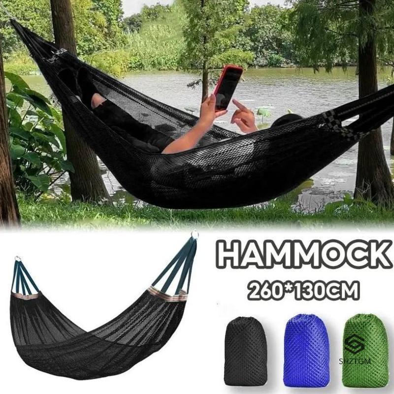 Võng camping lụa băng duyên có túi bảo quản, gập lại tiện lợi