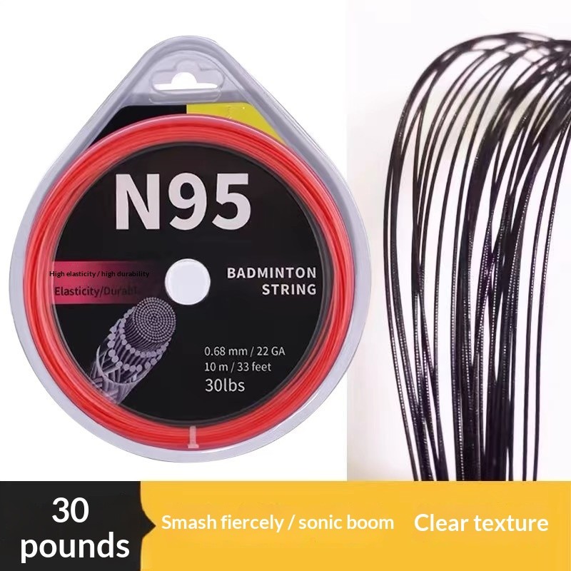 Dây vợt cầu lông N-95 Dây Nylon đàn hồi cao 30lbs Bền
