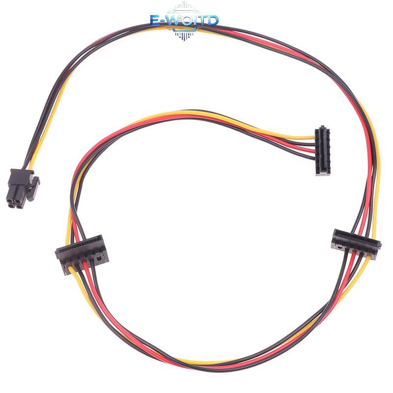 E-WOITD 4Pin Sang 2 Cổng HDD SSD SATA Power Soet Cable Conector Cho 6000 6200 6300 8000 8100 8200put