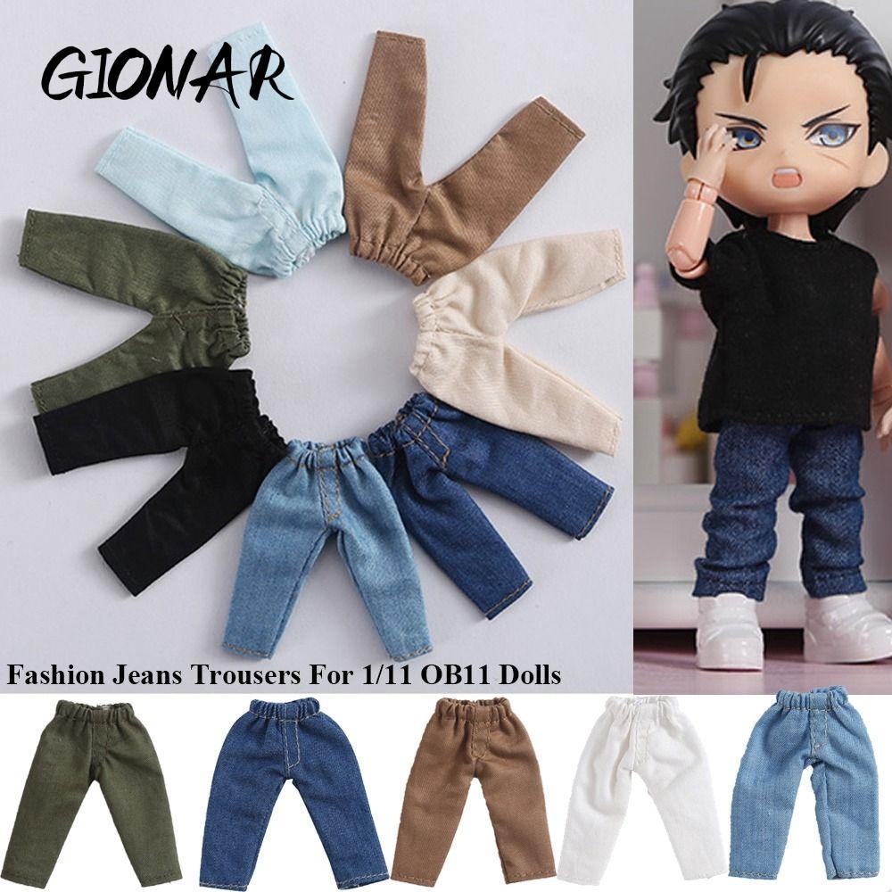 Quần búp bê GIONAR, Quần áo búp bê Mini dễ thương, Quần Denim thời trang chất lượng cao cho 1 / 11 O