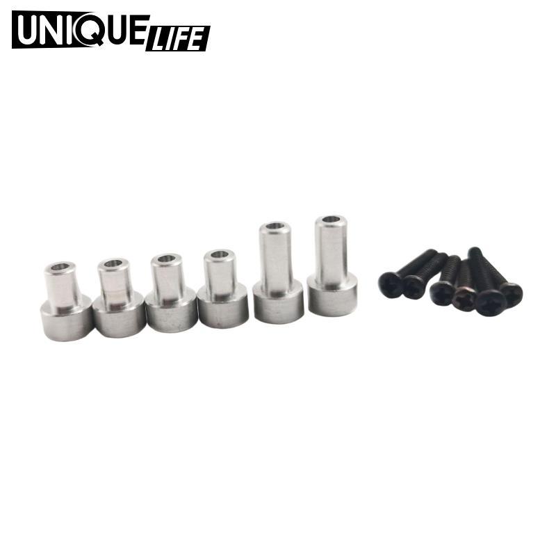 6 Chiếc 1 / 12 RC Vỏ Xe Nâng Cột, Nâng Lên, RC Phụ Kiện Xe Sửa Chữa Phần Thân Giá Đỡ Cho MN82 MN82S