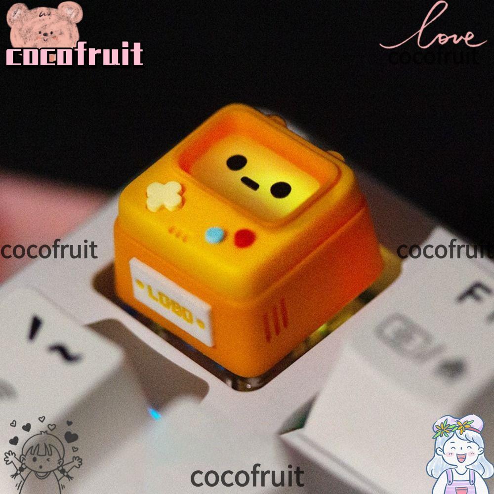 COCOFRUIT Game Consoler-Shpaed Keycaps, Nhựa Artisan Craft Bàn phím cơ Keycap, Dễ thương Retro Handm