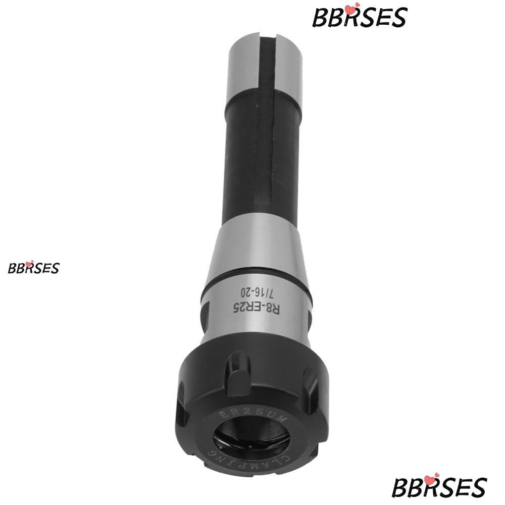 BBRSES R8-ER25 Collet Chuck, R8 Shank Spring Loaded Spring Collet Chuck Holder, ER25 Collet Flat Nut
