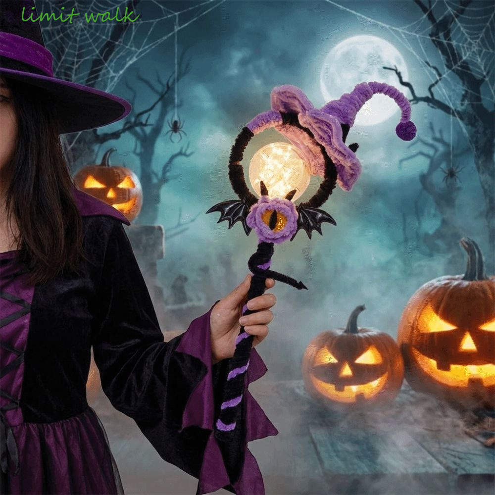GIỚI HẠN WALK Halloween Magic Wand, Light Up DIY Kit Halloween DIY Fairy Stick, Trang trí thủ công c