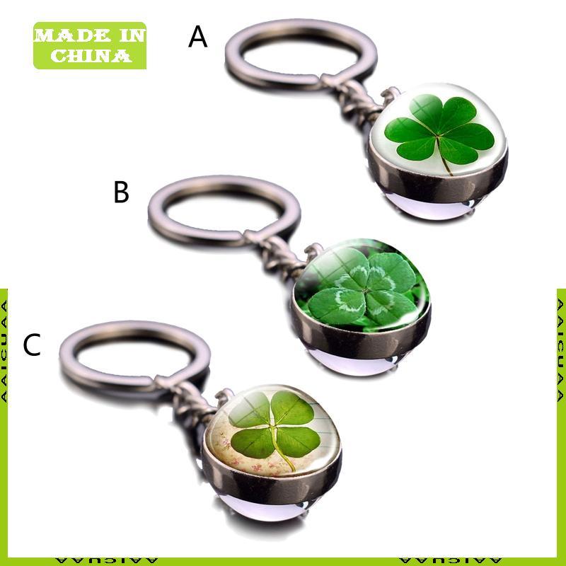 AA Luminous 4 Clover Leaf Móc khóa Người bạn thân nhất Móc khóa Ý tưởng cô gái quyến rũ