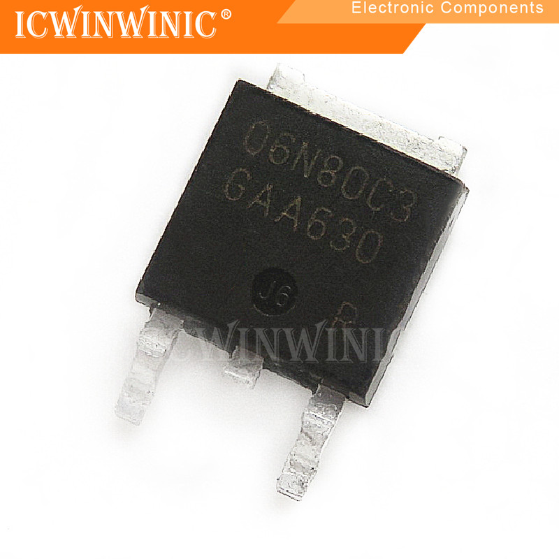 IC mạch tích hợp 5 mảnh 06N80C3 SPD06N80C3 TO-252