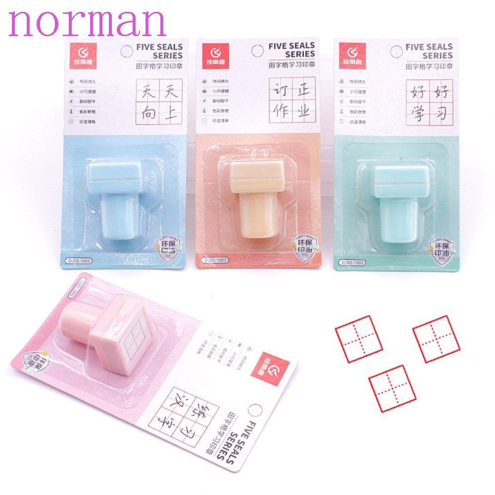 NORMAN Nhân Vật Trung Quốc Đột quỵ Dấu Tem Giáo Viên Mini Sinh Viên Văn Phòng Phẩm Đồ Dùng Học Tập T