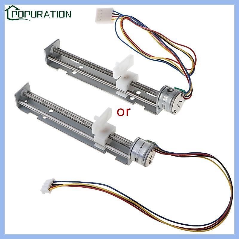 POP DC 4-9V Drive Stepper Motor Vít có đai ốc Thanh trượt 2 pha 4 dây cho E