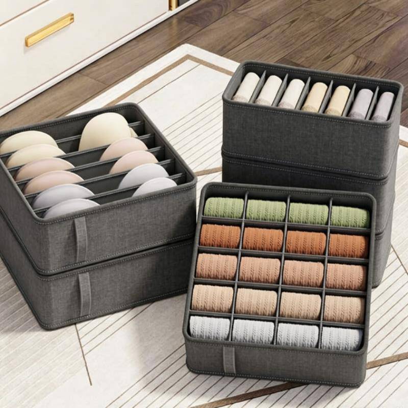 6/7 Grid Underwear Bra Storage Drawer Cabinet Home Sorting Box