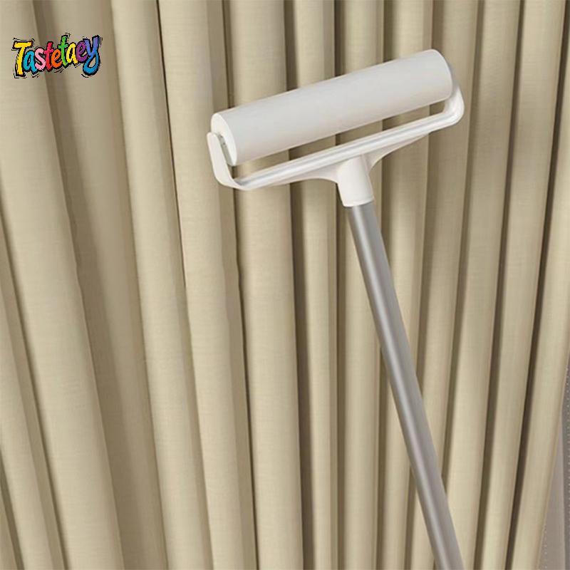 Tas Dust Roller Hair Roller Cat Hair Roller Tay cầm có thể điều chỉnh Chiều dài EN