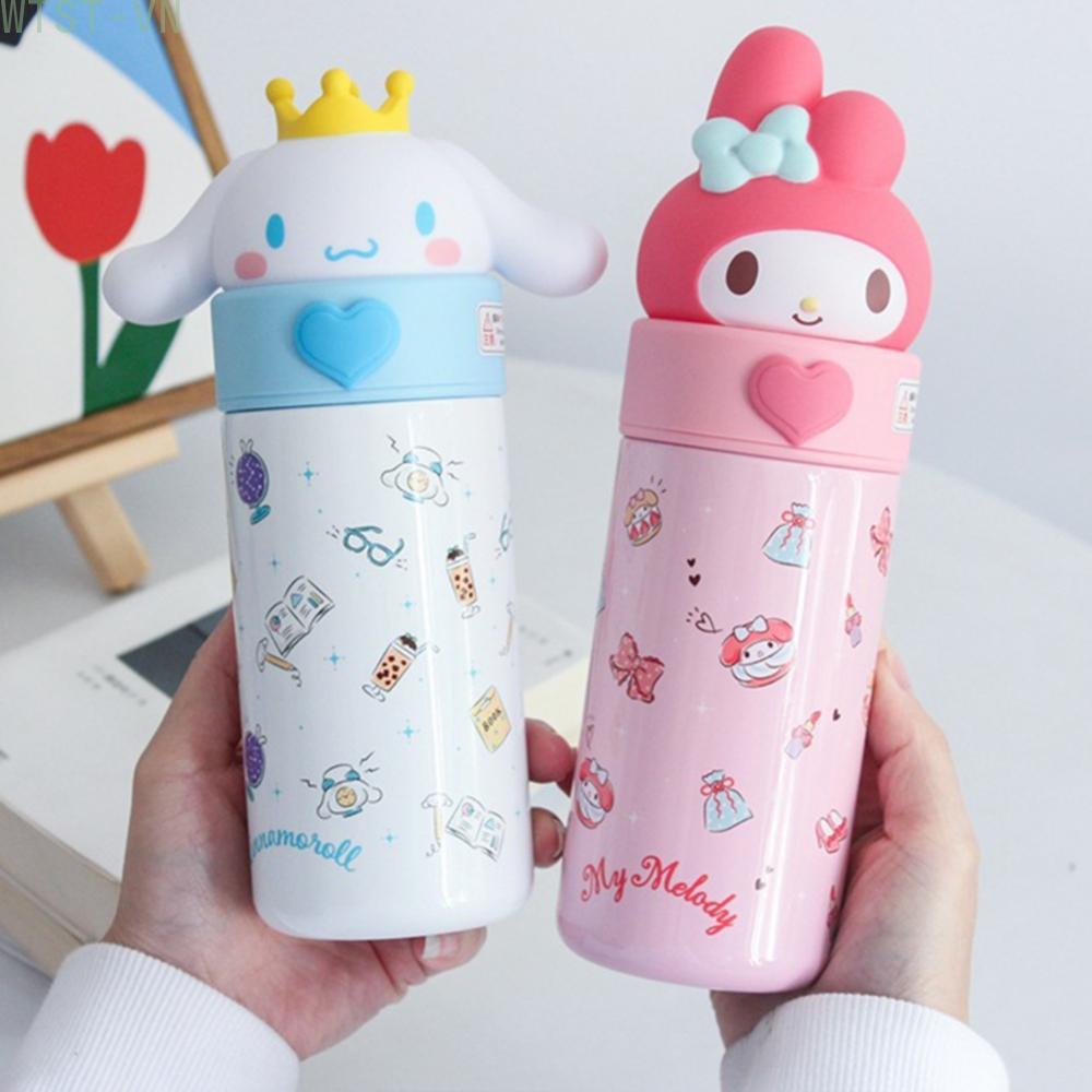 Cute Cartoon Portable Drinking Cup for Children in 316 Stainless Steel