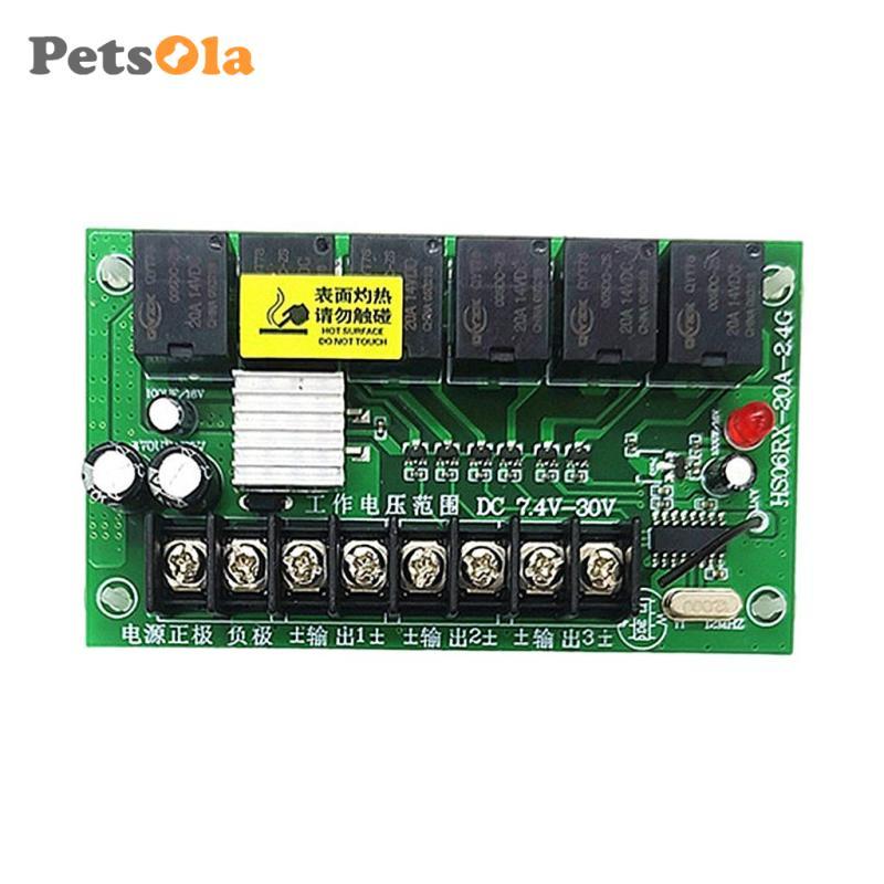 Bộ nhận bộ điều khiển không dây 20A 7.4V-30V Đồ chơi RC DIY Thay thế Accs
