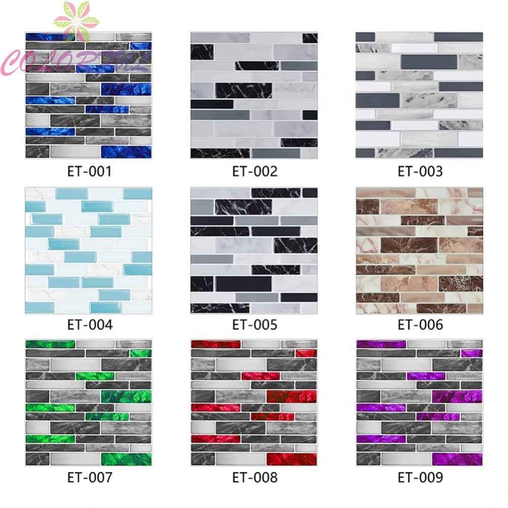 Wall Stickers Vinyl Waterproof 10pcs/set Home Accessories Home Decoration