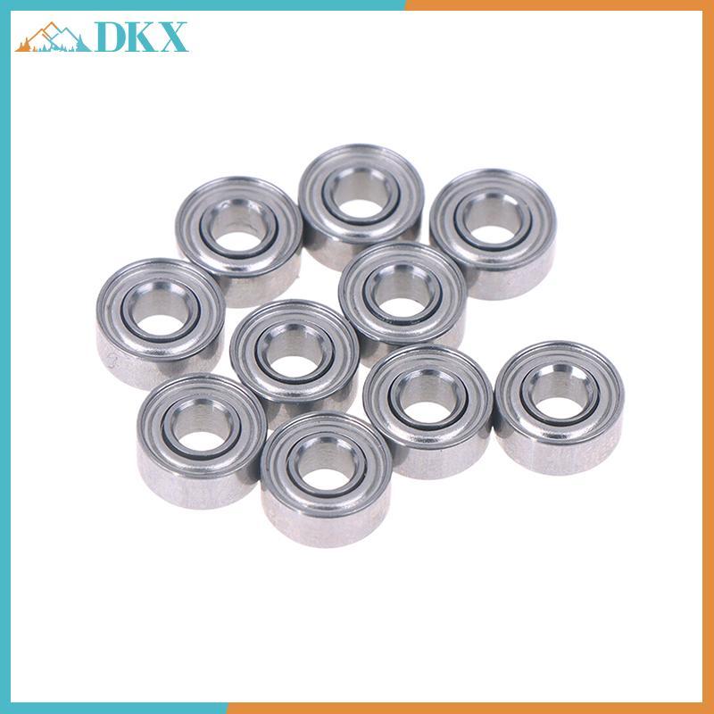 DKX 10 chiếc 683ZZ 3 * 7 * 3 Mm Vòng bi thu nhỏ Thép Chrome 683 ZZ 2Z 683Z Vòng bi Mini rãnh sâu nhỏ