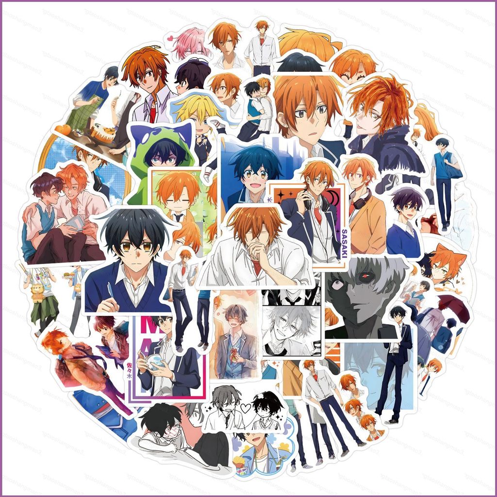YT3 55 Cái / bộ Sasaki Và Miyano Anime graffiti Dán Bình Nước Chống Thấm Nước Yoshikazu Miyano Shume