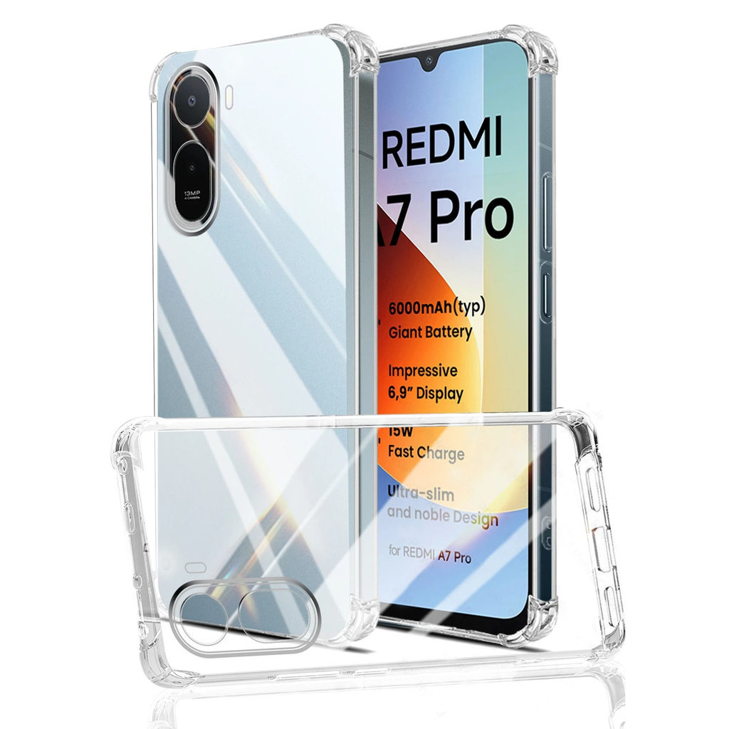 Ốp Lưng Trong Suốt Mới Cho Redmi A7 Pro 4G Vỏ Silicon Mềm Vỏ Điện Thoại Cho A7Pro Redmi A7Pro 4G