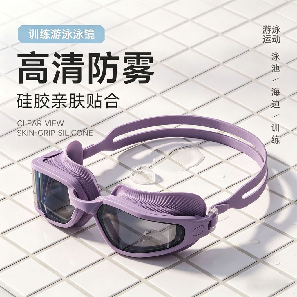 Popular~Summer adult swimming equipment, high-definition anti-fog waterproof swimming goggles for me