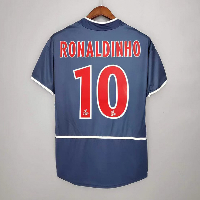 Áo bóng đá Retro Tay dài có in số AC Vua Pháp Malaysia Yuwen Bồ Đào Nha Argentina Số 19 Bồ Đào Nha S