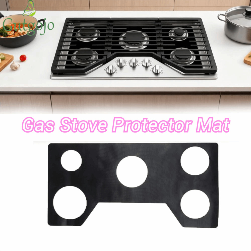 Vỏ bếp gas GUTGOJO, Tấm bảo vệ bếp gas bằng silicon chịu nhiệt chống dầu mỡ, Tấm đệm bếp gas hình ch