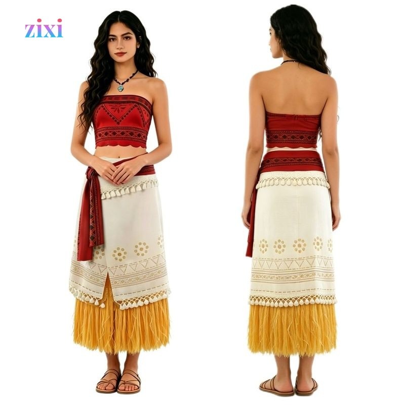 Trang phục cosplay Moana, cosplay Moana, trang phục sân khấu Halloween, trang phục dạo phố cá tính h
