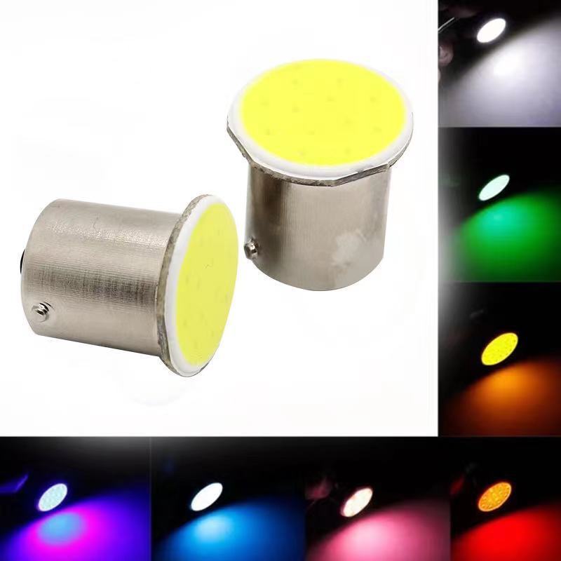 Zhonghui Xe led Tín Hiệu Rẽ 1156 1157 COB 12LED BA15S Xe Máy Đuôi Đèn Phanh RGTC