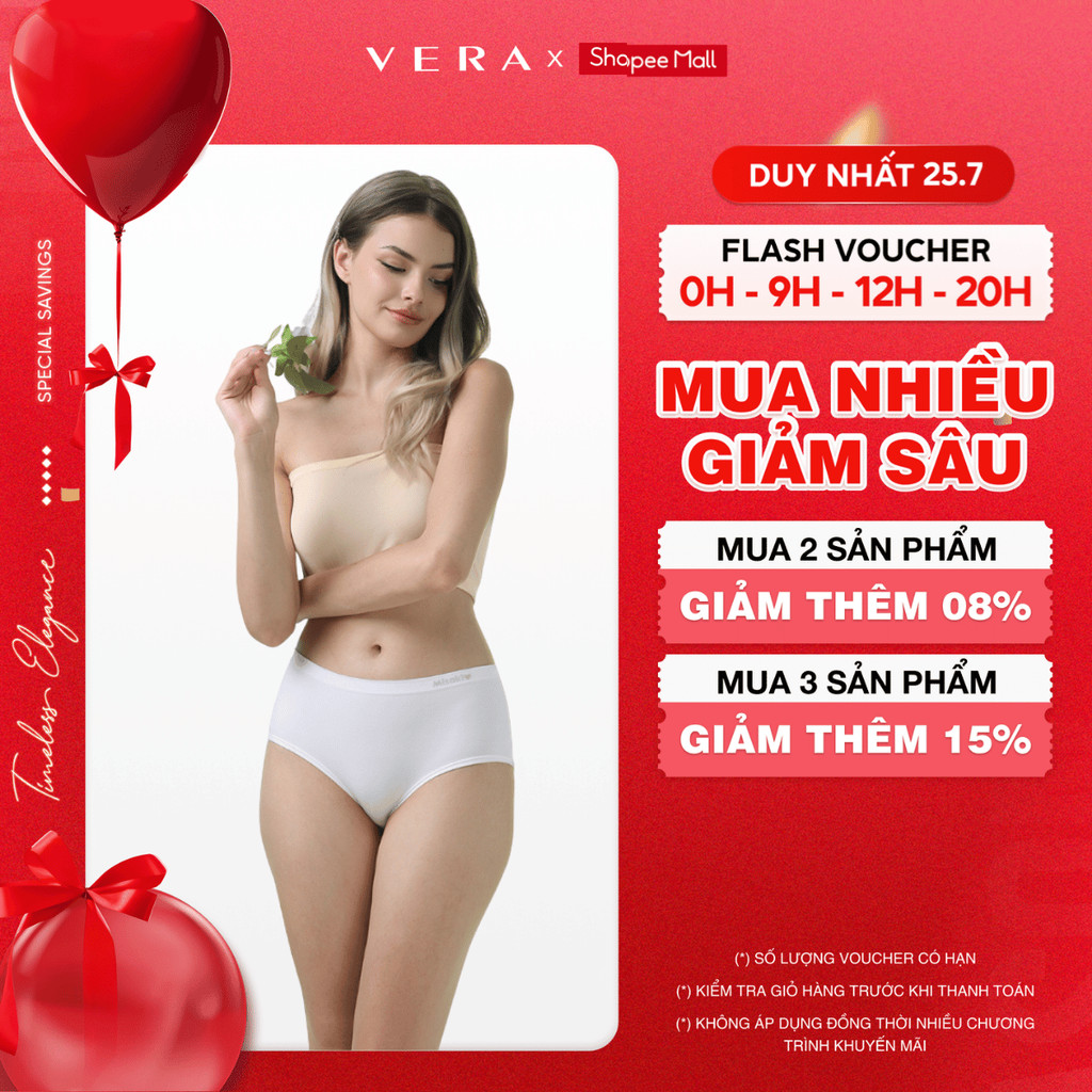 Quần lót Misaki seamfree dáng boxer mặc trong váy - M1080