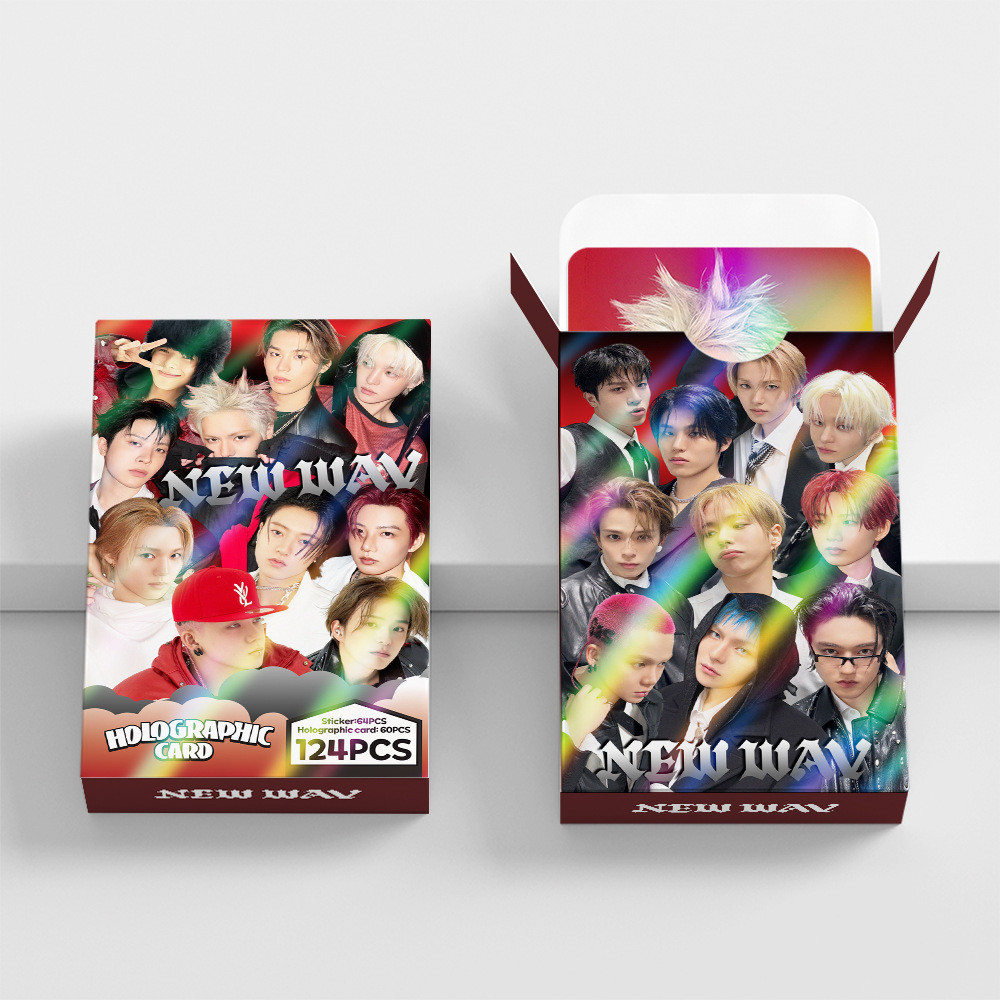 Bộ 50-55 Tre PEASURE NEW WAV Laser HOLOGRAPHIC LOMO Cards REBOOT KING KONG Photocards BONA Haruto Hy